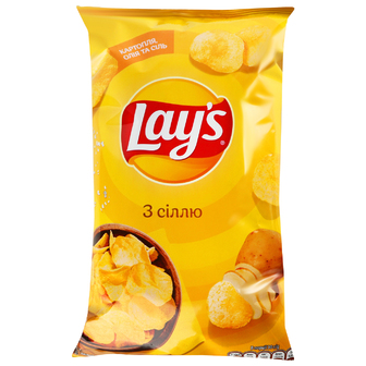 Чіпси Lay's картопляні з сіллю 120г