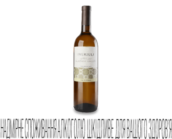 Вино Iveriuli Алазанська долина біле напівсолодке, 0,75л