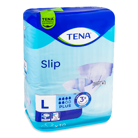 Підгузки для дорослих Tena Slip Plus Large 10шт/уп