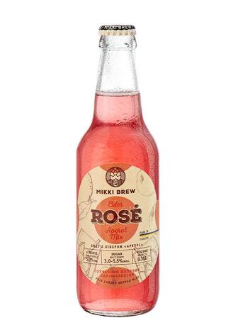 Сидр ігристий Розе, Еперол Мікс / Rose, Аperol Mix, Mikki Brew, напівсолодкий 5%, 0.33л