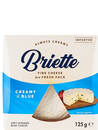 Сир Бріетте, Кремі Блю / Briette, Creamy&Blue, Kaserei, 60%, 125г