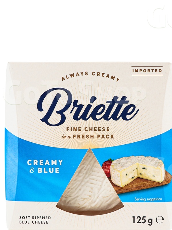 Сир Бріетте, Кремі Блю / Briette, Creamy&amp;Blue, Kaserei, 60%, 125г