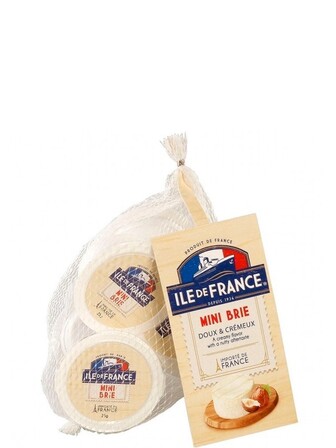 Сир Брі міні / Brie mini, ILe de France, 50%, 125г