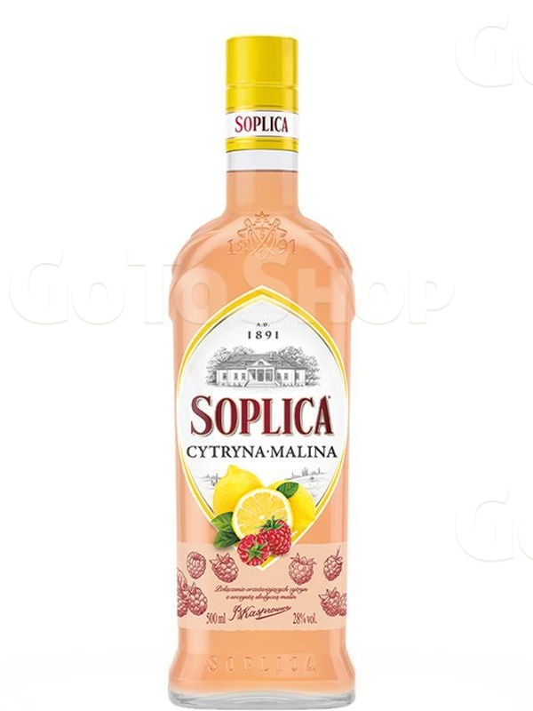Лікер Сопліца, Лимон і Малина / Soplica, Cytryna &amp; Malina, 28%, 0.5л