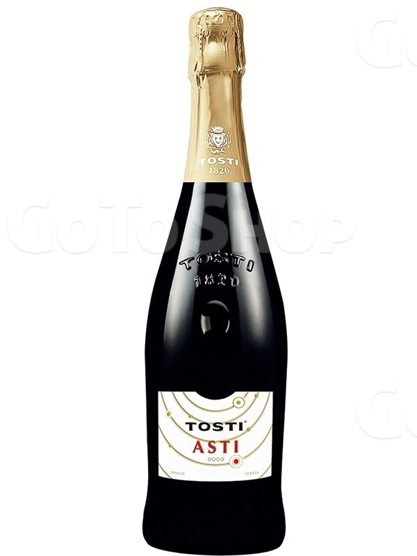 Ігристе вино Асті, Тости / Asti, Tosti, біле солодке 7% 0.75л