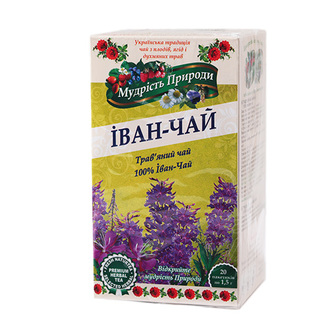 Чай трав'яний Поліський чай Мудрість Природи Іван-чай в пакетиках 1,5г*20шт