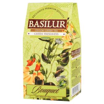 Чай зелений Basilur колекція Букет Зелена свіжість 100г картон