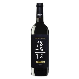 Вино Correcto Merlot червоне сухе 13% 0,75л
