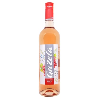 Вино Gazela Vinho Verde DOC рожеве напівсолодке 9,5% 0,75л