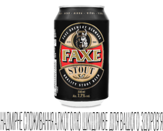 Пиво Faxe Stout темне з/б, 0,33л