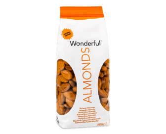 Мигдаль Wonderful Almonds Natural, 200г