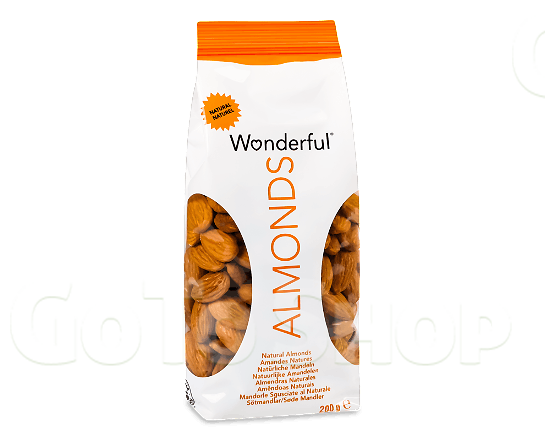 Мигдаль Wonderful Almonds Natural, 200г