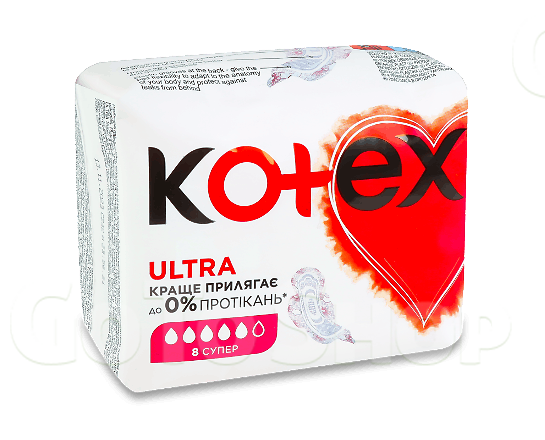 Прокладки Kotex Ultra Super, 8шт