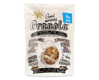 Сніданок готовий Good morning, Granola з кокосом, 330г