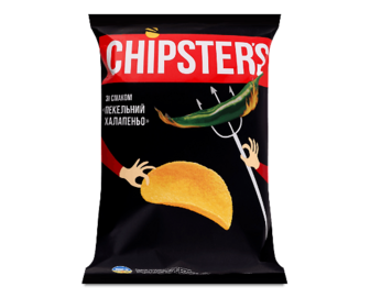 Чипси Chipster's зі смаком пекельний халапеньо, 130г