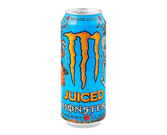 Напій енергетичний Monster MangoLoco безалкогольний газований  з/б, 0,5л