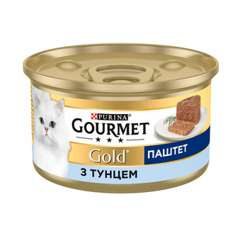 Корм 85г Gourmet Gold консерви для котів паштет з тунцем 