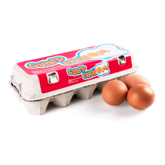 Яйця курячі Квочка Супер економ С1 10шт