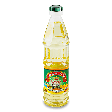 Олія соняшникова Королівський смак рафінована 0,5л
