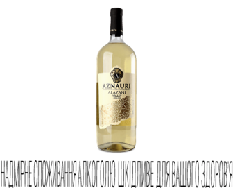Вино Aznauri «Алазанська долина» біле напівсолодке 1,5л