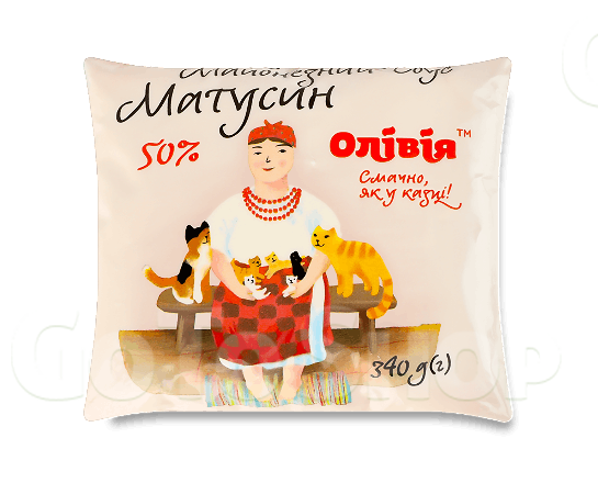Соус «Олівія» «Матусин» майонезний 50% 340г