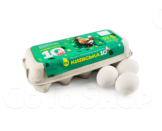 Яйця курячі Від доброї курки Київська С1 10шт