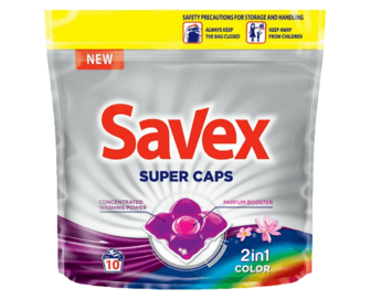 Капсули для прання Savex Color Premium, 10*19г
