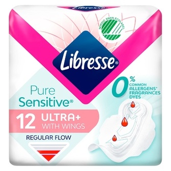 Прокладки гігієнічні Libresse Pure Sensitive Ultra Normal 12шт