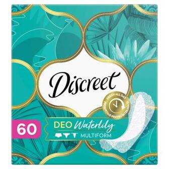 Прокладки щоденні Discreet Deo Waterlily мультиформ 60шт