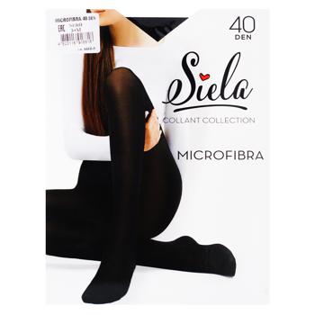 Колготи жіночі Siela Microfibra 40 den р.3 Nero