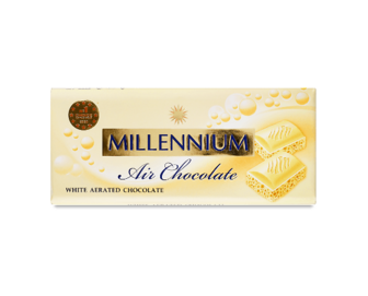 Шоколад білий Millennium пористий 85г