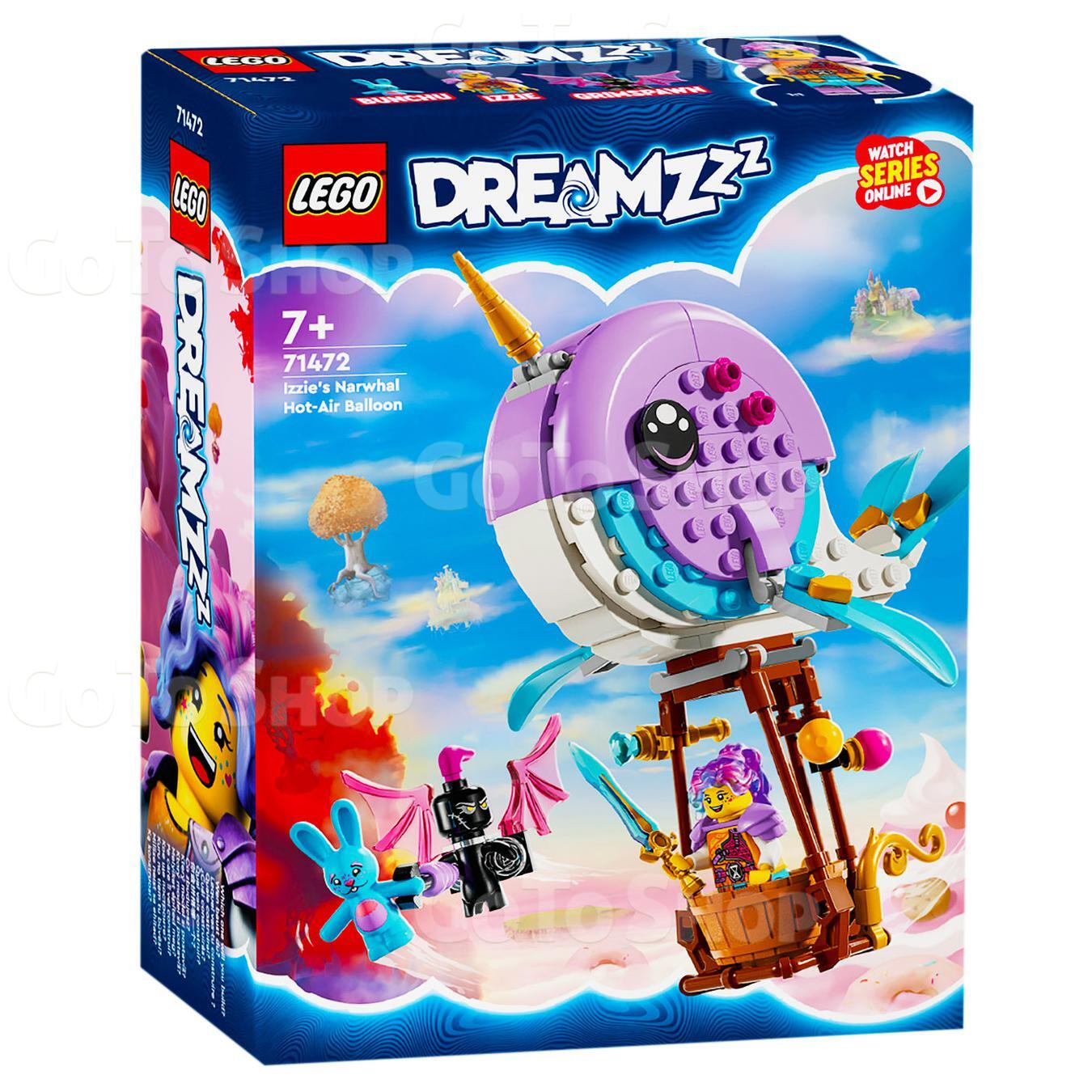 Конструктор LEGO Дрімззз 71472 Повітряна куля Іззі Нарвал»