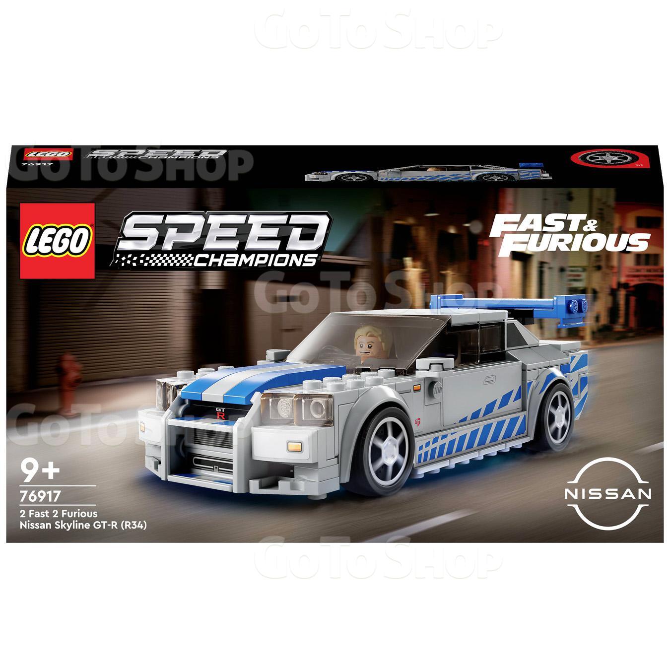 Конструктор LEGO Спід Чемпіонс 76917 Подвійний форсаж» Nissan Skylвe GT-R (R34)