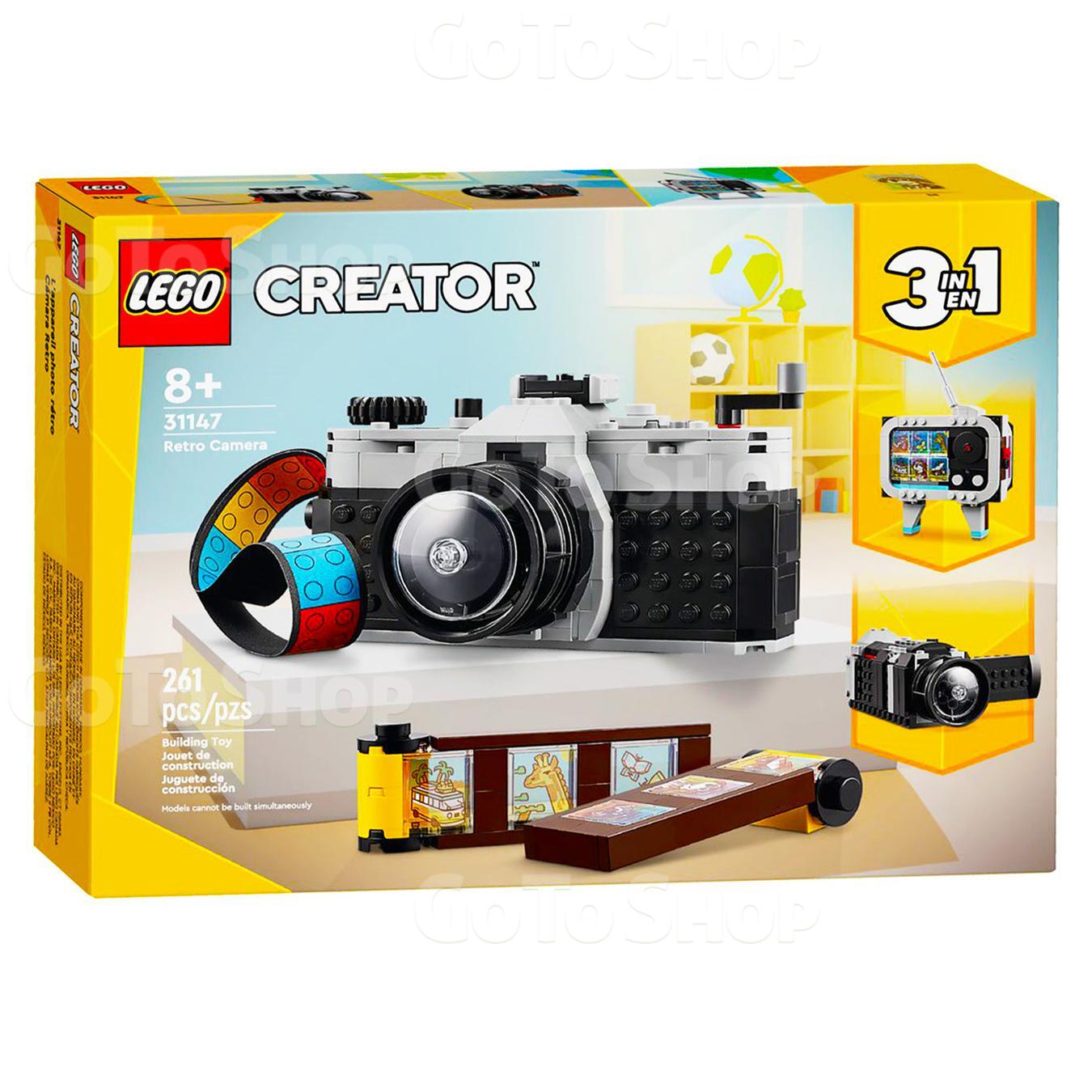 Конструктор LEGO Крієйтор 3в1 31147 Ретро фотокамера