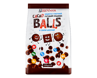 Сніданок готовий Doctor Benner Cacao Balls, 150г