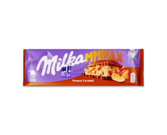 Шоколад Milka з арахісом і карамеллю, 276г