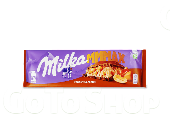 Шоколад Milka з арахісом і карамеллю, 276г