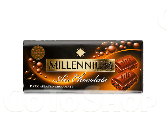 Шоколад чорний Millennium пористий, 85г