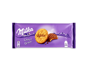 Печиво Milka Choco Grain з вівсяними пластівцями, 126г