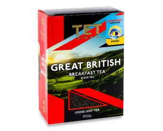 Чай чорний «ТЕТ» «Британська імперія» байховий листовий, 100г