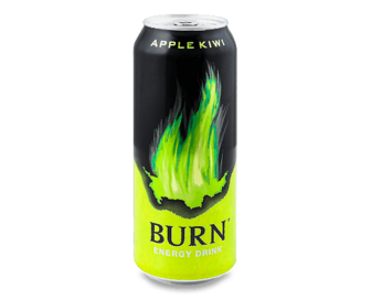 Напій енергетичний Burn Apple Kivi безалкогольний, 500мл