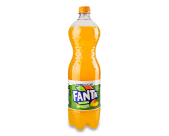 Напій соковмісний Fanta Zero Sugar Манго сильногазований, 1,25л