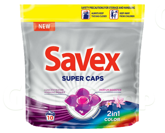 Капсули для прання Savex Color Premium, 10*19г