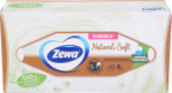 Серветки в кор. Zewa 80 шт. Softis Natural Soft