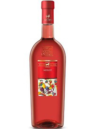 Вино Ulisse Merlot Rose рожеве н/сухе 0.75л