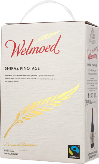 Вино Welmoed Shiraz Pinotag сух черв 14% 1,5л