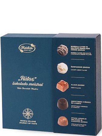 Набір шоколадних цукерок "Подорож смаками", Ruta, 250г