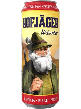 Пиво Вайцен, Хофьягер / Weizen, Hofjager, Denninghoff's, ж/б, 5.3%, 0.5л