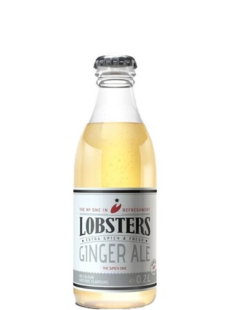 Напій газований Лобстерс, Імбирний Ель / Lobsters, Ginger Ale, 0.2л