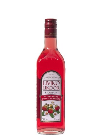 Лікер Суниця / Wild Strawberry, Liviko, 21%, 0.5л